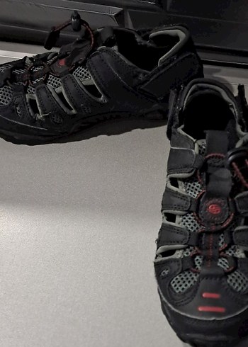 Gri Erkek Spor Sandaletler Velcro - Görsel 2