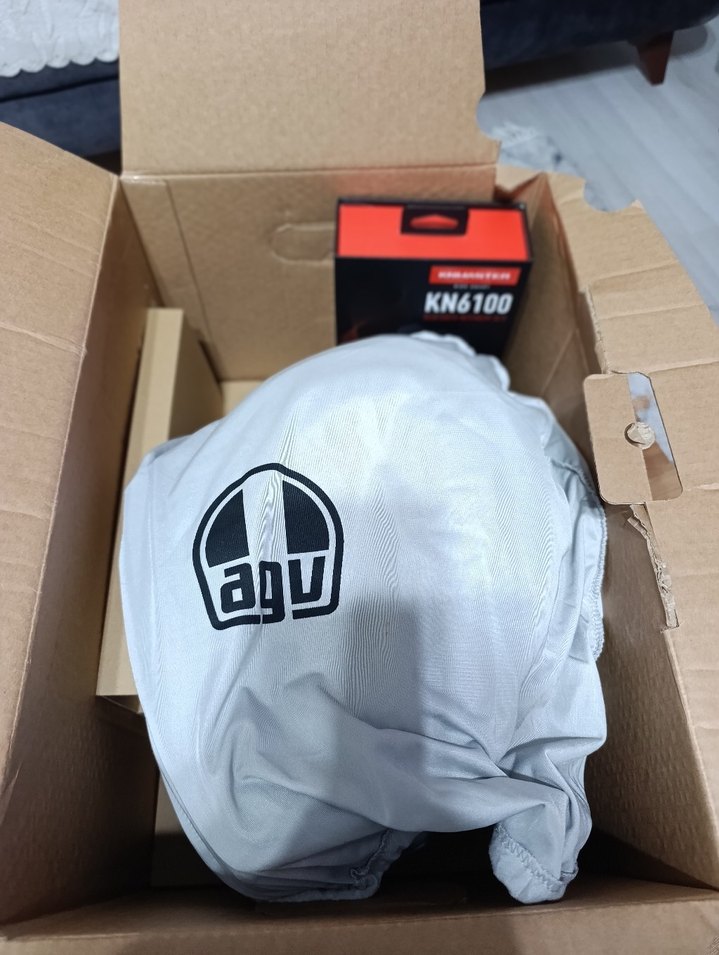 AGV K6 S NARDO GRAY KASK M BEDEN - Görsel 4
