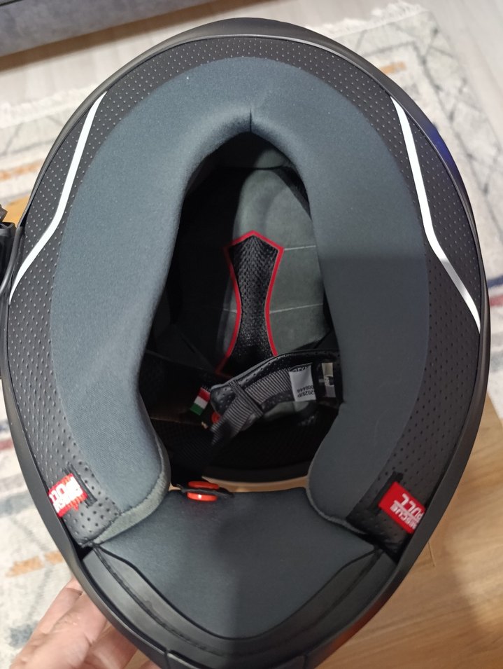 AGV K6 S NARDO GRAY KASK M BEDEN - Görsel 5