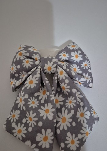 Accessorize Gri Papatya Desenli Buyuk Sac Tokasi