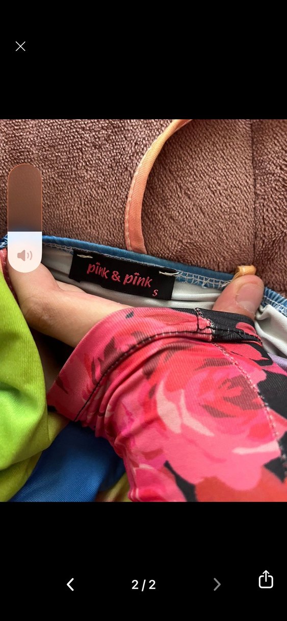 Renkli Batik Desenli Midi Elbise - Görsel 2