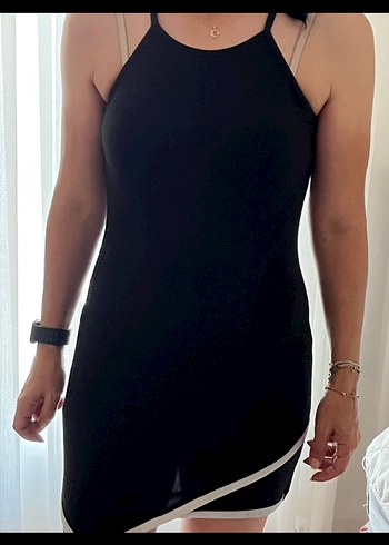 Siyah askılı basic elbsie - Görsel 3