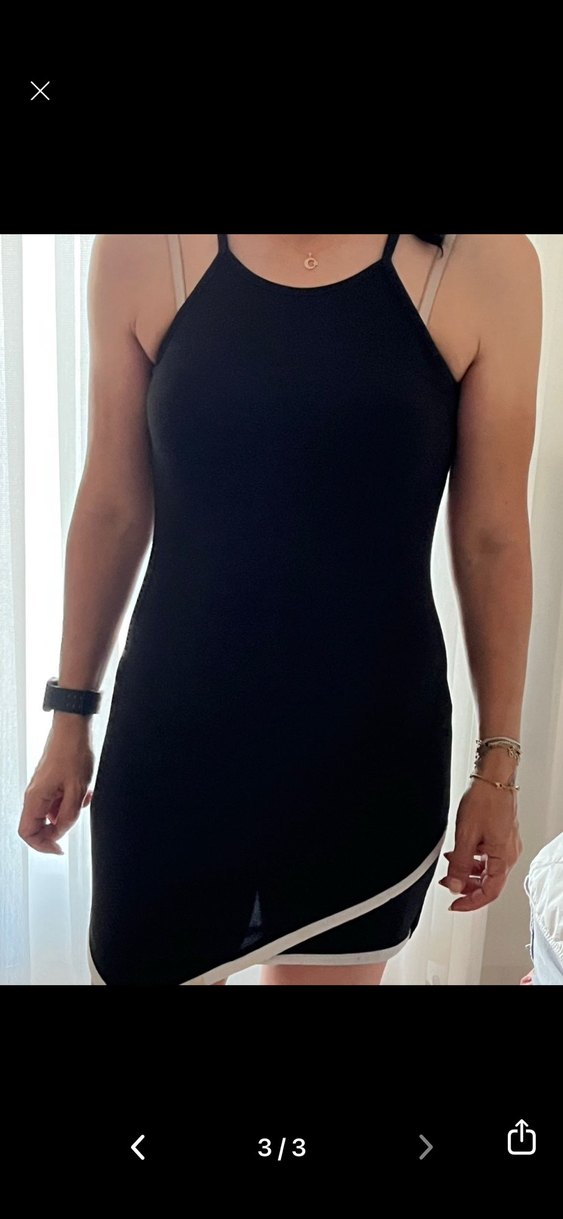 Siyah askılı basic elbsie - Görsel 3