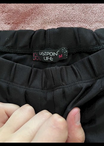 Siyah Pilili tül Kadın Kumaş Pantolon - Görsel 4