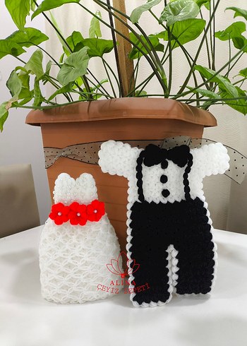 gelin-damat çeyizlik lif takımı - Görsel 2