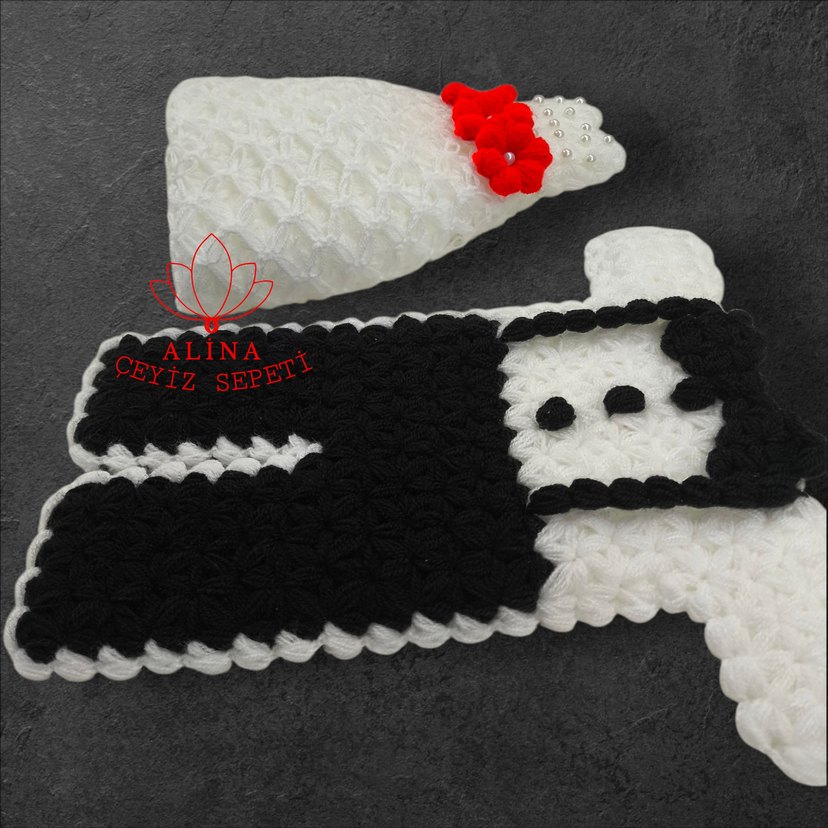 gelin-damat çeyizlik lif takımı - Görsel 3