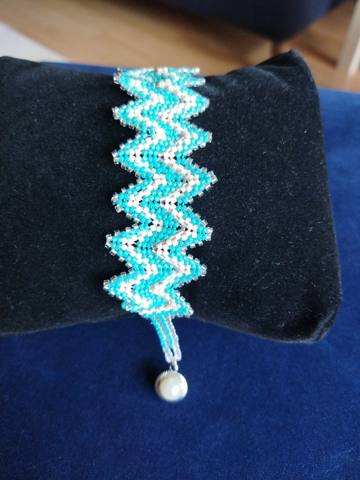 Turkuaz Miyuki Boncuklu  Bileklik - Görsel 3