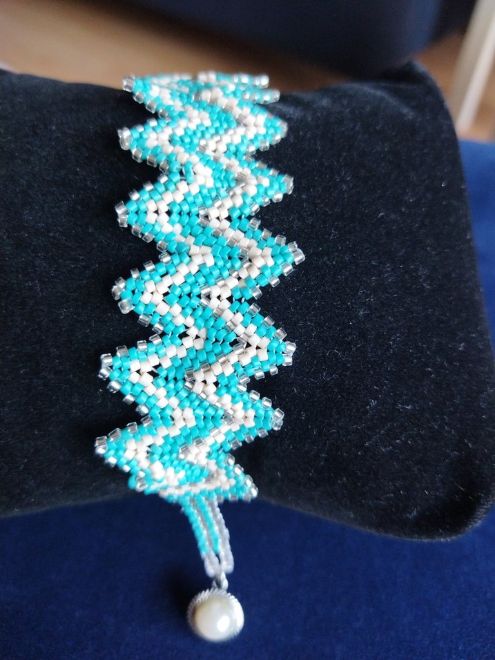 Turkuaz Miyuki Boncuklu  Bileklik - Görsel 2