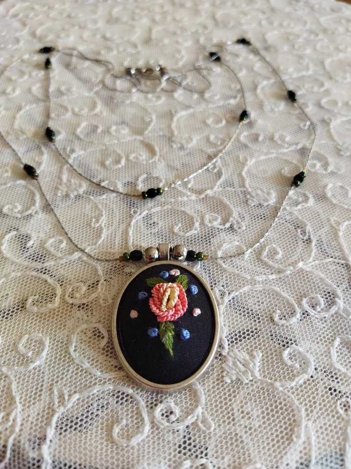 Nakışlı Boncuklu Bohem Uzun Kadın Kolye - Görsel 2