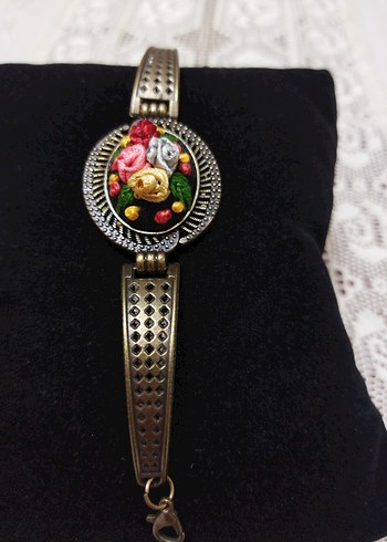 Nakışlı Renkli Boncuklu Bohem Bileklik - Görsel 2