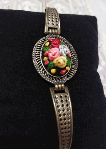 Nakışlı Renkli Boncuklu Bohem Bileklik - Görsel 4