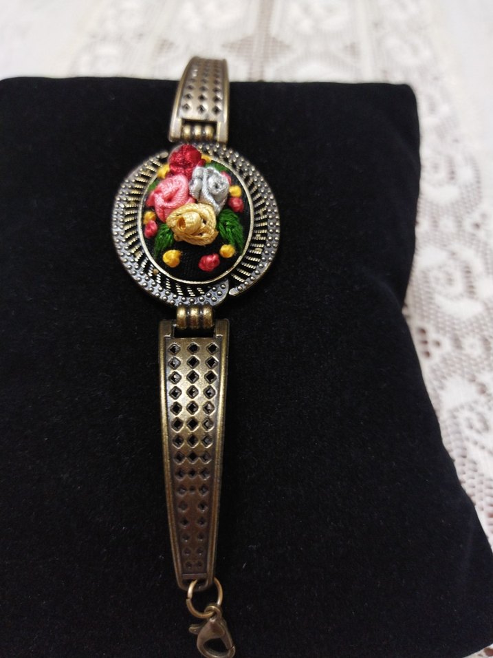 Nakışlı Renkli Boncuklu Bohem Bileklik - Görsel 2