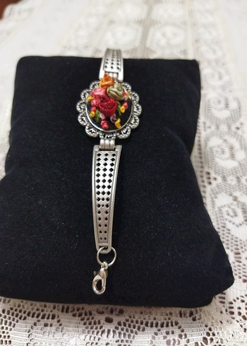 Nakışlı Vintage Bohem Çok Renkli Kadın Bileklik - Görsel 3