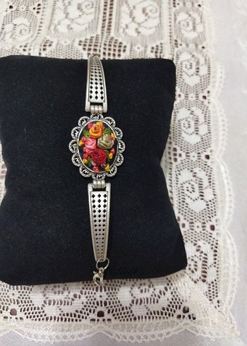 Nakışlı Vintage Bohem Çok Renkli Kadın Bileklik - Görsel 5