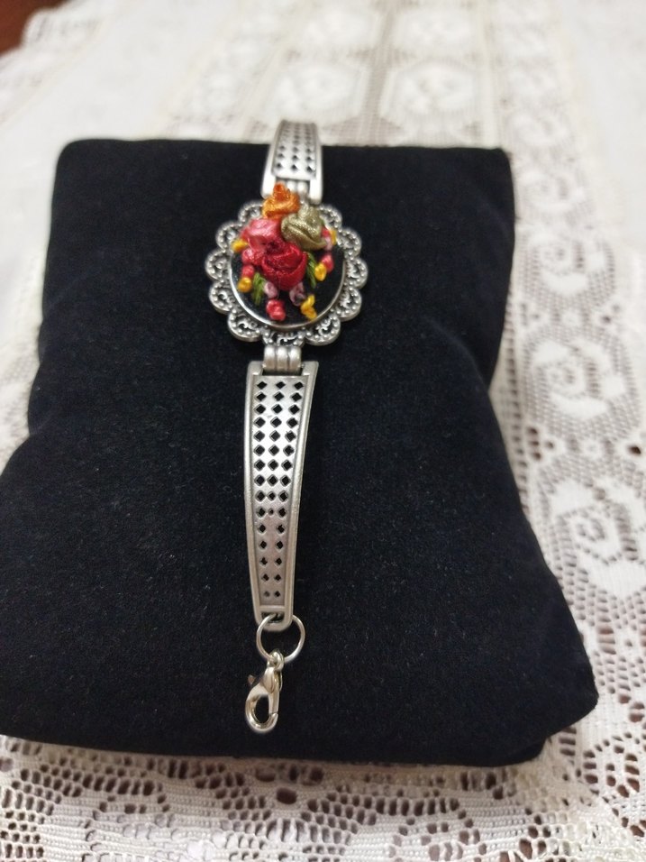 Nakışlı Vintage Bohem Çok Renkli Kadın Bileklik - Görsel 3