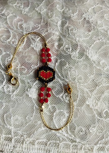 Miyuki Boncuklu Sevgi Bilekliği - Görsel 5