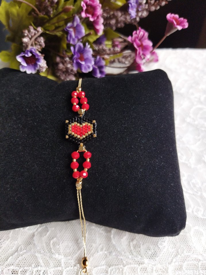 Miyuki Boncuklu Sevgi Bilekliği - Görsel 2