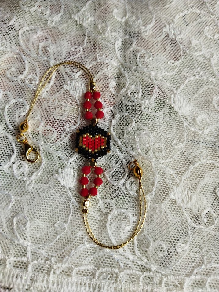 Miyuki Boncuklu Sevgi Bilekliği - Görsel 5