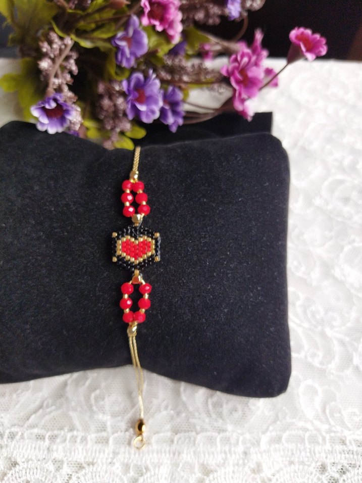 Miyuki Boncuklu Sevgi Bilekliği - Görsel 4