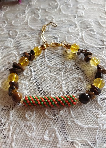 Doğal Taş  Bohem Bileklik - Görsel 6