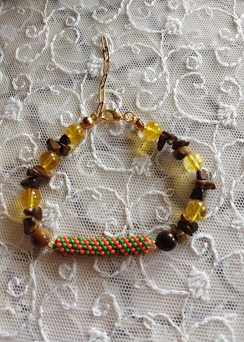 Doğal Taş  Bohem Bileklik - Görsel 5