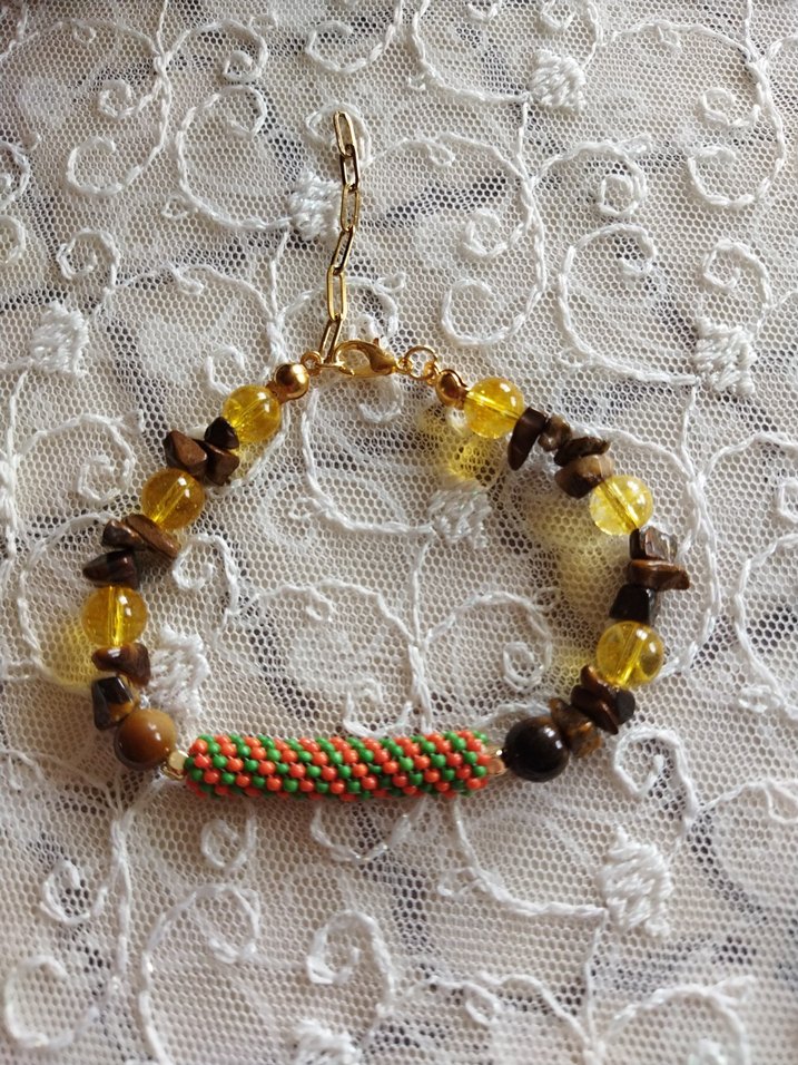 Doğal Taş  Bohem Bileklik - Görsel 5