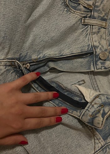 Diğer Gri Midi Boy Kadın Denim Pantolon