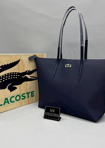 Lacoste Lacoste Siyah Deri Fermuarlı Kadın Çanta