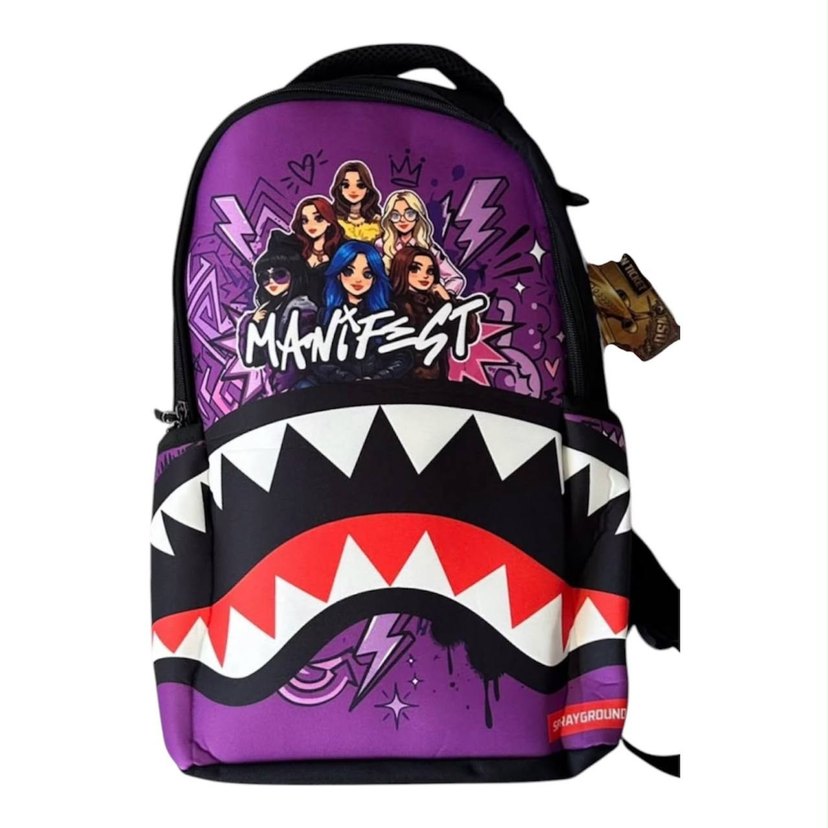 SPRAYGROUND Desenli Fermuarlı Erkek Sırt Çantası — görsel 9/11