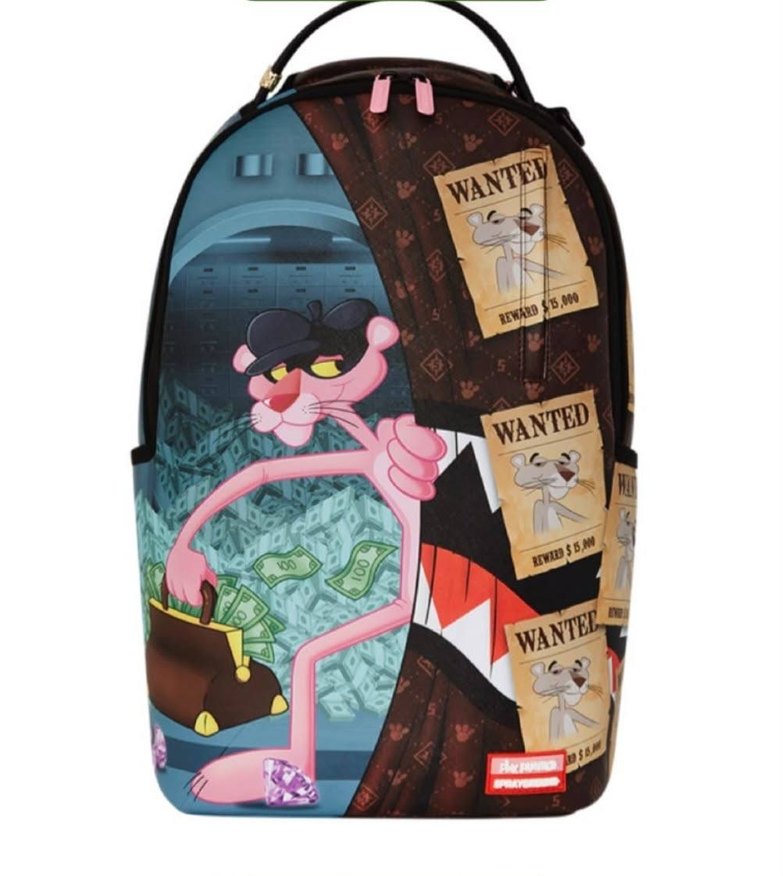 SPRAYGROUND Desenli Fermuarlı Erkek Sırt Çantası — görsel 3/11