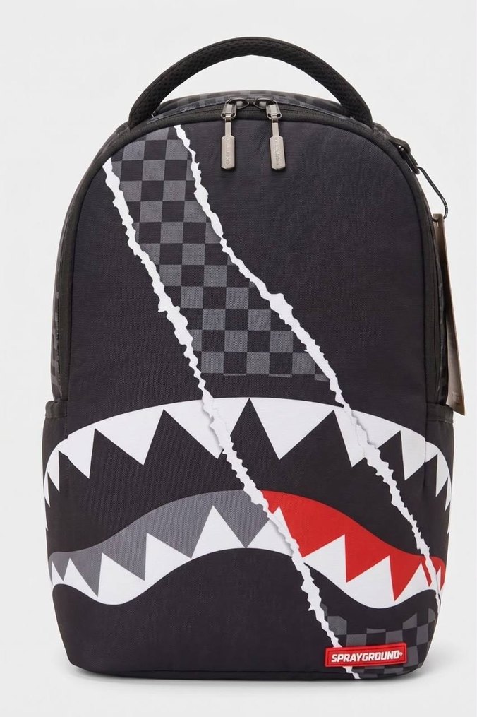 SPRAYGROUND Desenli Fermuarlı Erkek Sırt Çantası — görsel 7/11
