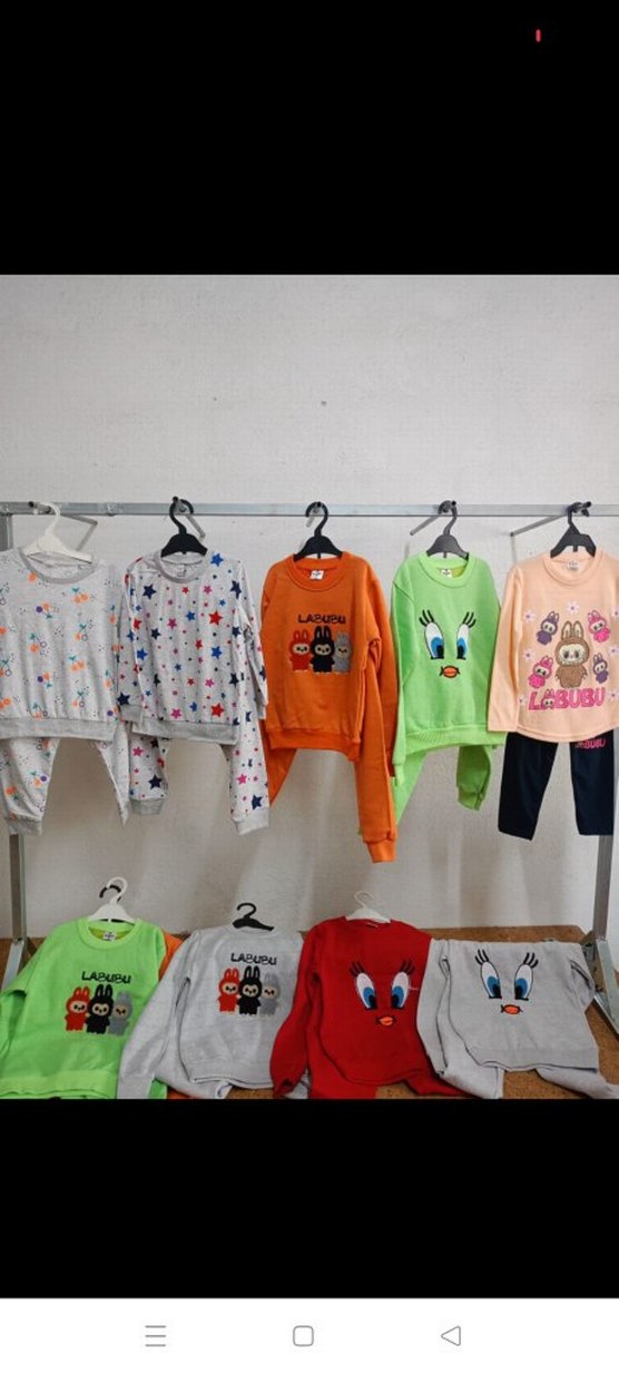 Çocuklar için renkli karakterli pijama takımları - Görsel 4