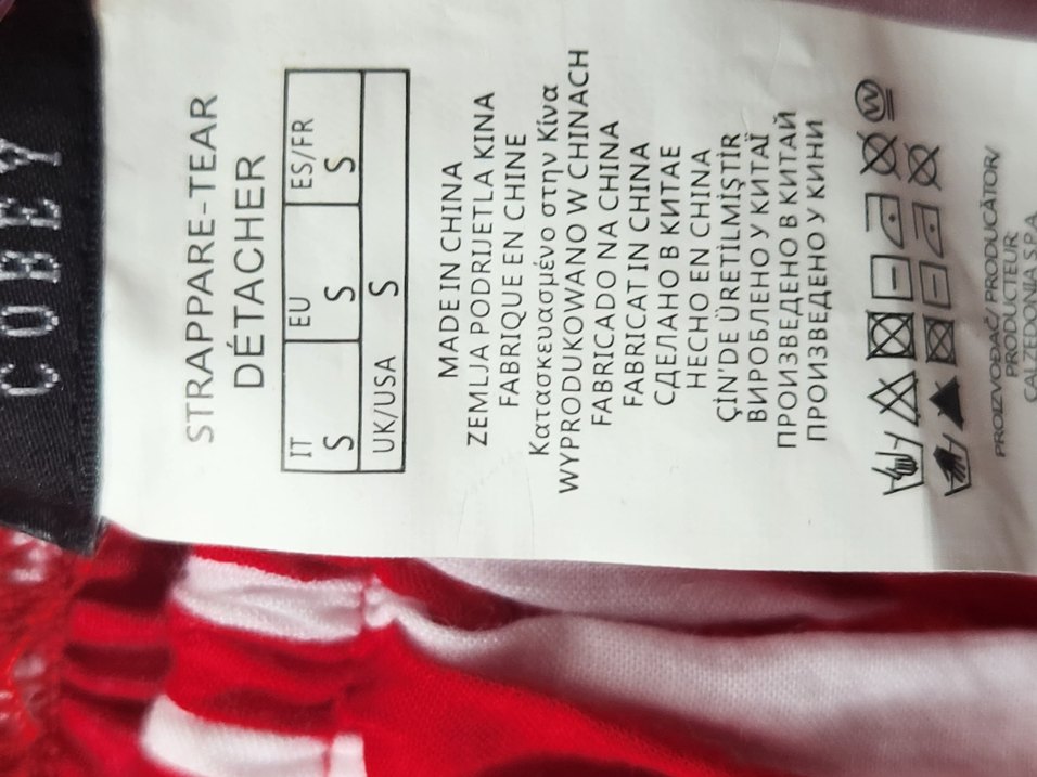 Kırmızı Çizgili Maxi Elbise - Görsel 4