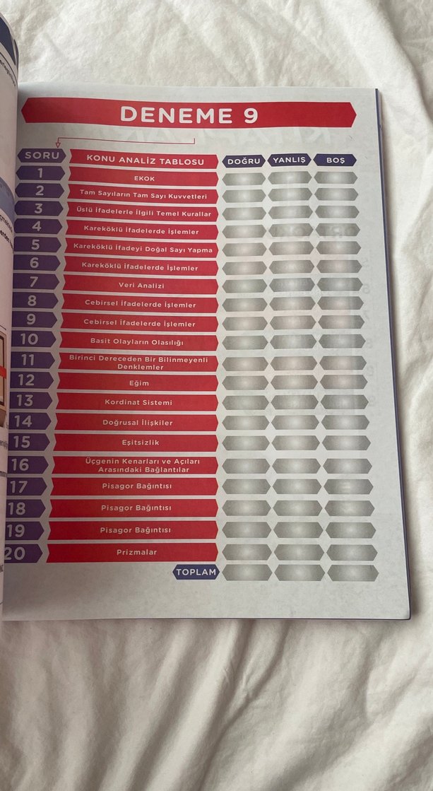 LGS Matematik Denemeleri 8. Sınıf - Görsel 2