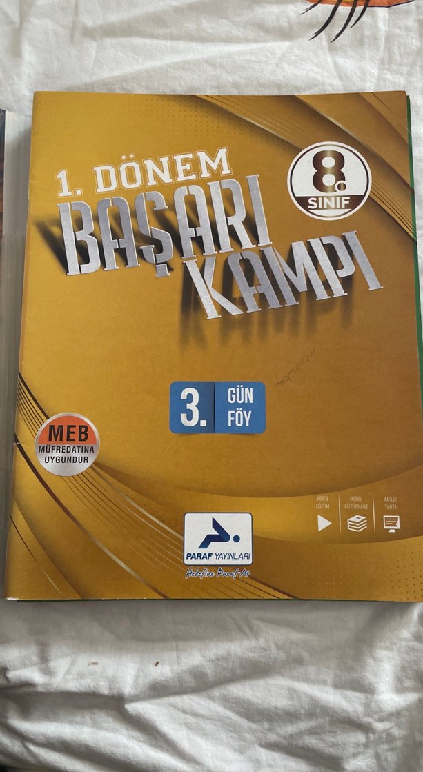 8. Sınıf 1. Dönem Başarı Kampı Soru Kitabı - Görsel 2