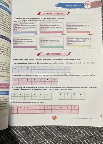 T.C. İnkılap Tarihi ve Atatürkçülük Akıllı Sözlük - Görsel 3