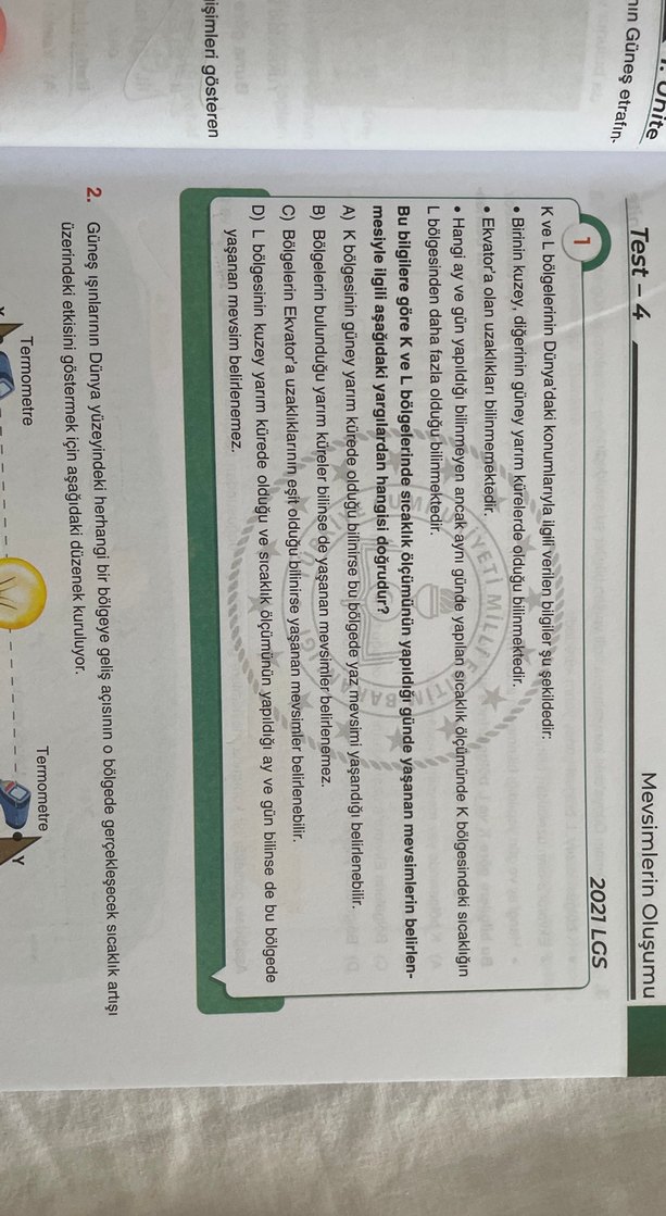 8. Sınıf Fen Bilimleri Soru Bankası - Kesfet Serisi Plus - Görsel 3