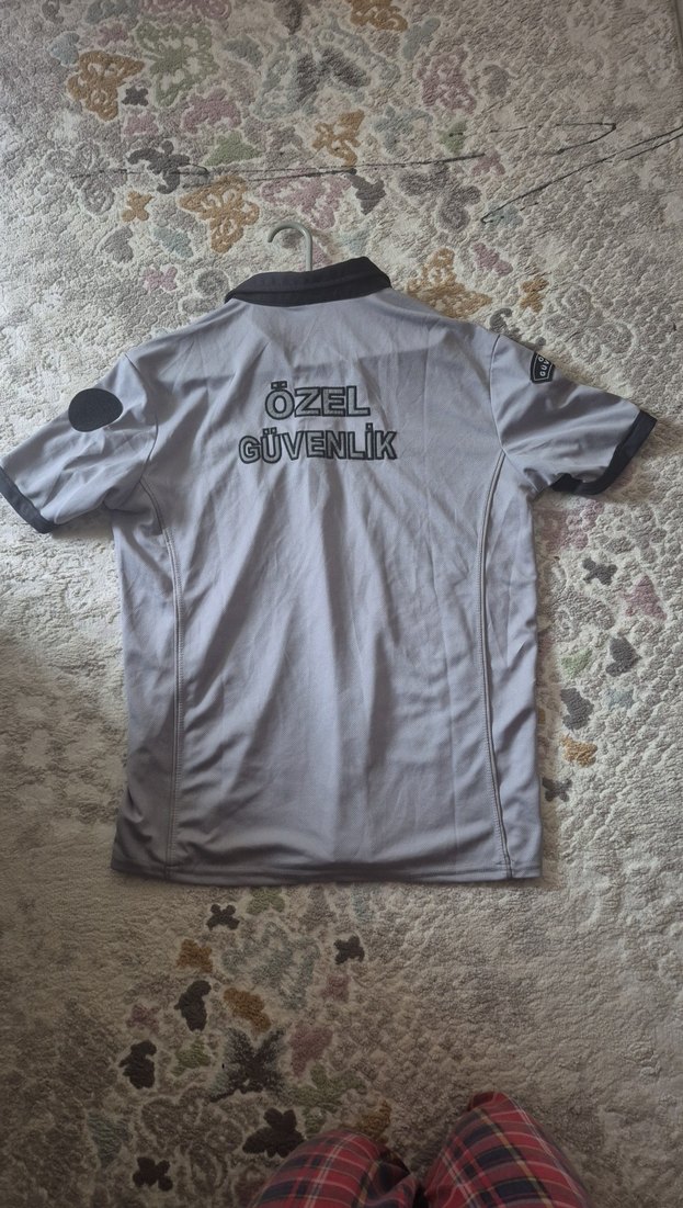 Erkek-Kadın Gri Özel Güvenlik Kısa Kollu Tişört - Görsel 2