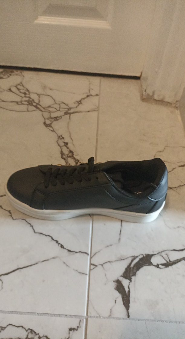 Kadın Siyah Dolgu Topuklu Spor Ayakkabı - Görsel 4