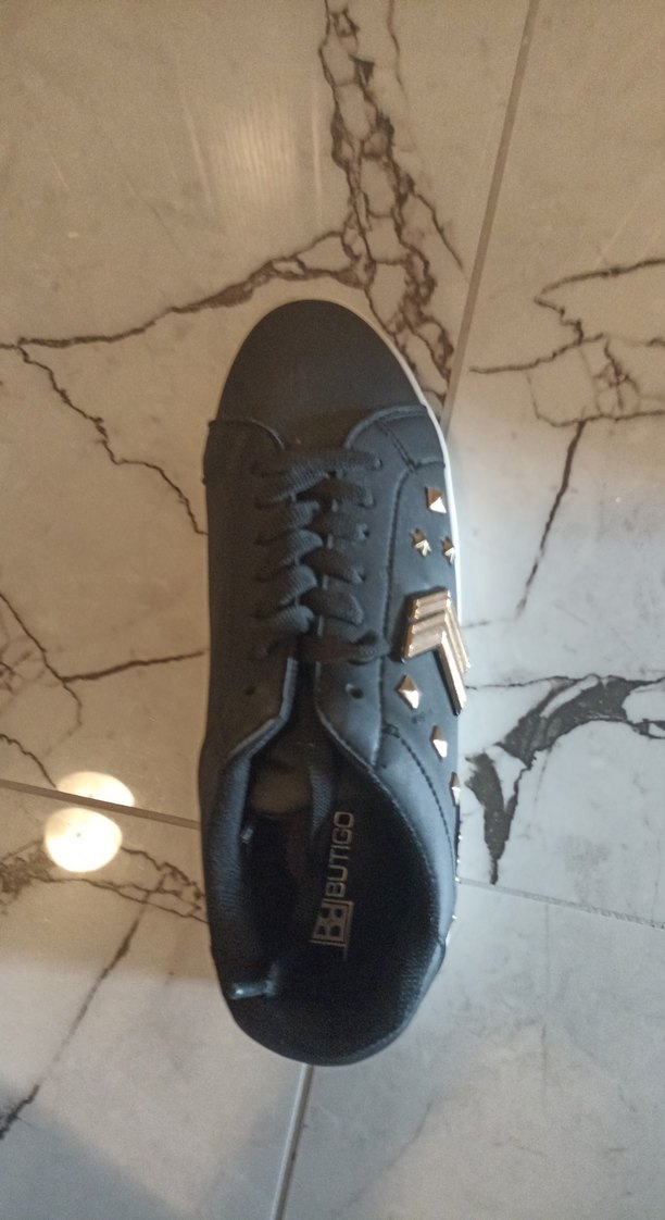 Kadın Siyah Dolgu Topuklu Spor Ayakkabı - Görsel 5