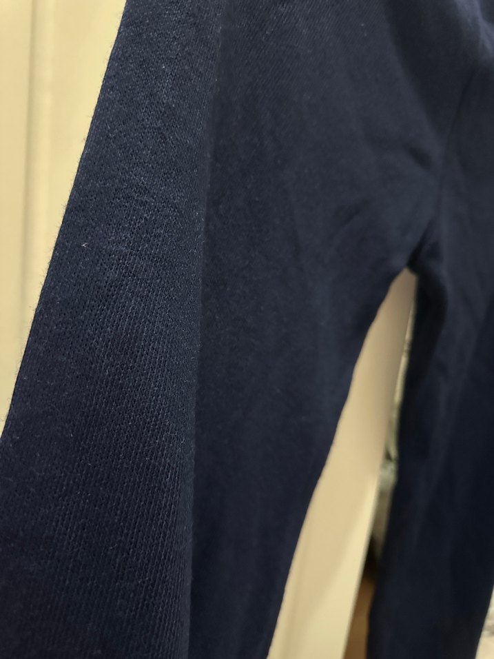 Lacivert Kadın Örgü Pamuk Pantolon - Görsel 3