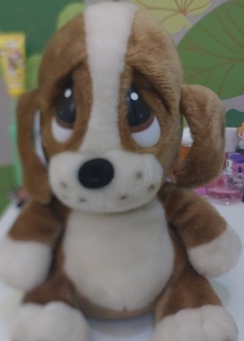 Pastel Kahverengi Peluş Köpek Oyuncak lulu