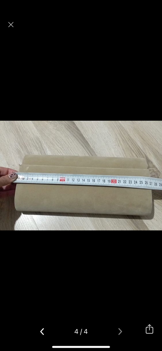 Bej Süet Kadın Portföy Çanta - Görsel 4