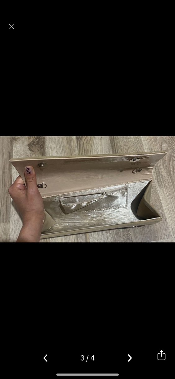 Bej Süet Kadın Portföy Çanta - Görsel 3