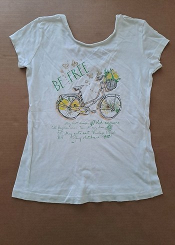 Çikoby, baskılı beyaz Tshirt