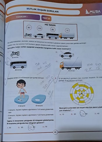  Beden Renk 7. Sınıf Matematik Soru Bankası - Mutlak Başarı Muba