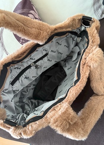 Kahverengi Peluş Kadın Çanta sıfır hiç kullanılmadı - Görsel 2