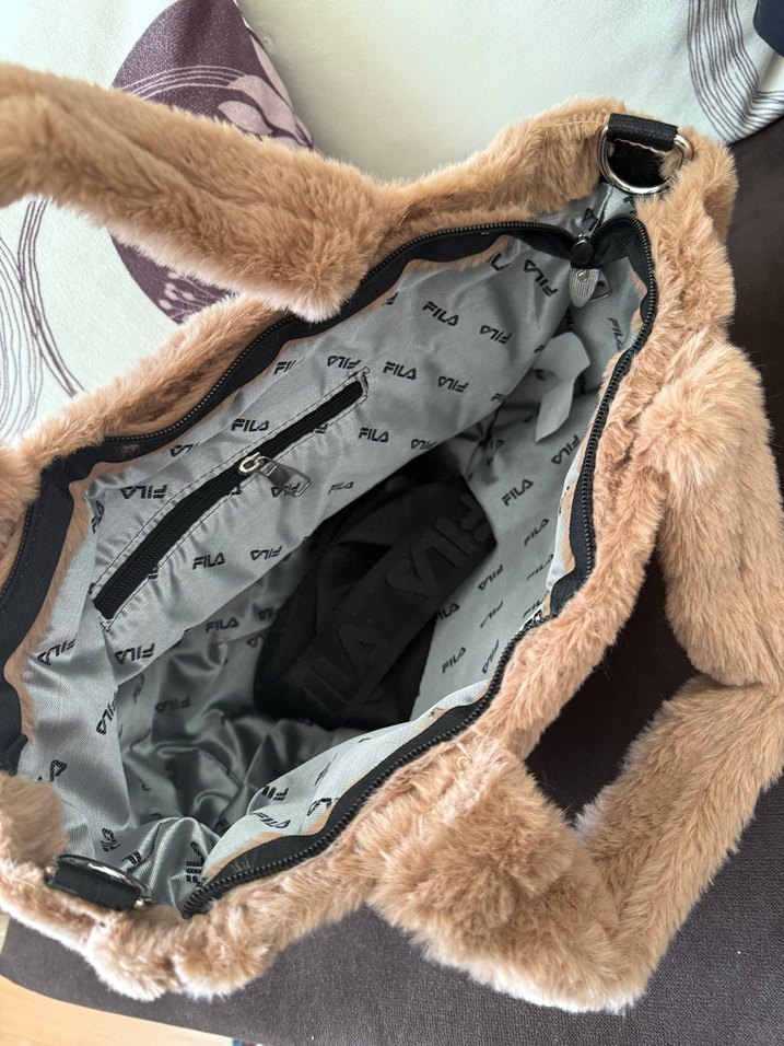 Kahverengi Peluş Kadın Çanta sıfır hiç kullanılmadı - Görsel 2