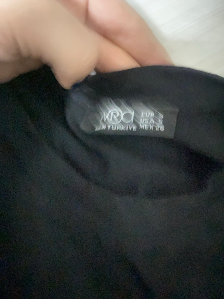 Baskılı Siyah Kısa Kollu  Tişört - Görsel 3