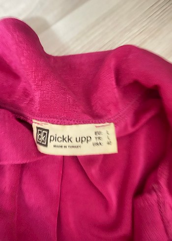 Pembe Fırfırlı Uzun Kollu Kız Bolero - Görsel 3